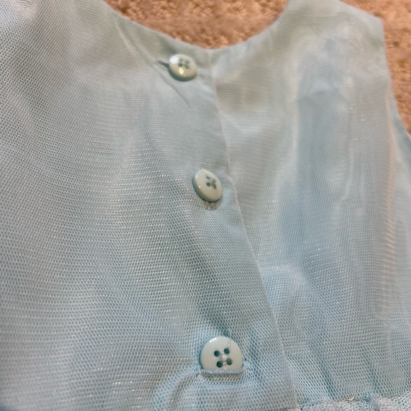 Communion Party or Easter Spring Size 2T Sleeveless Tool Mesh Dress - Picture 6 of 9